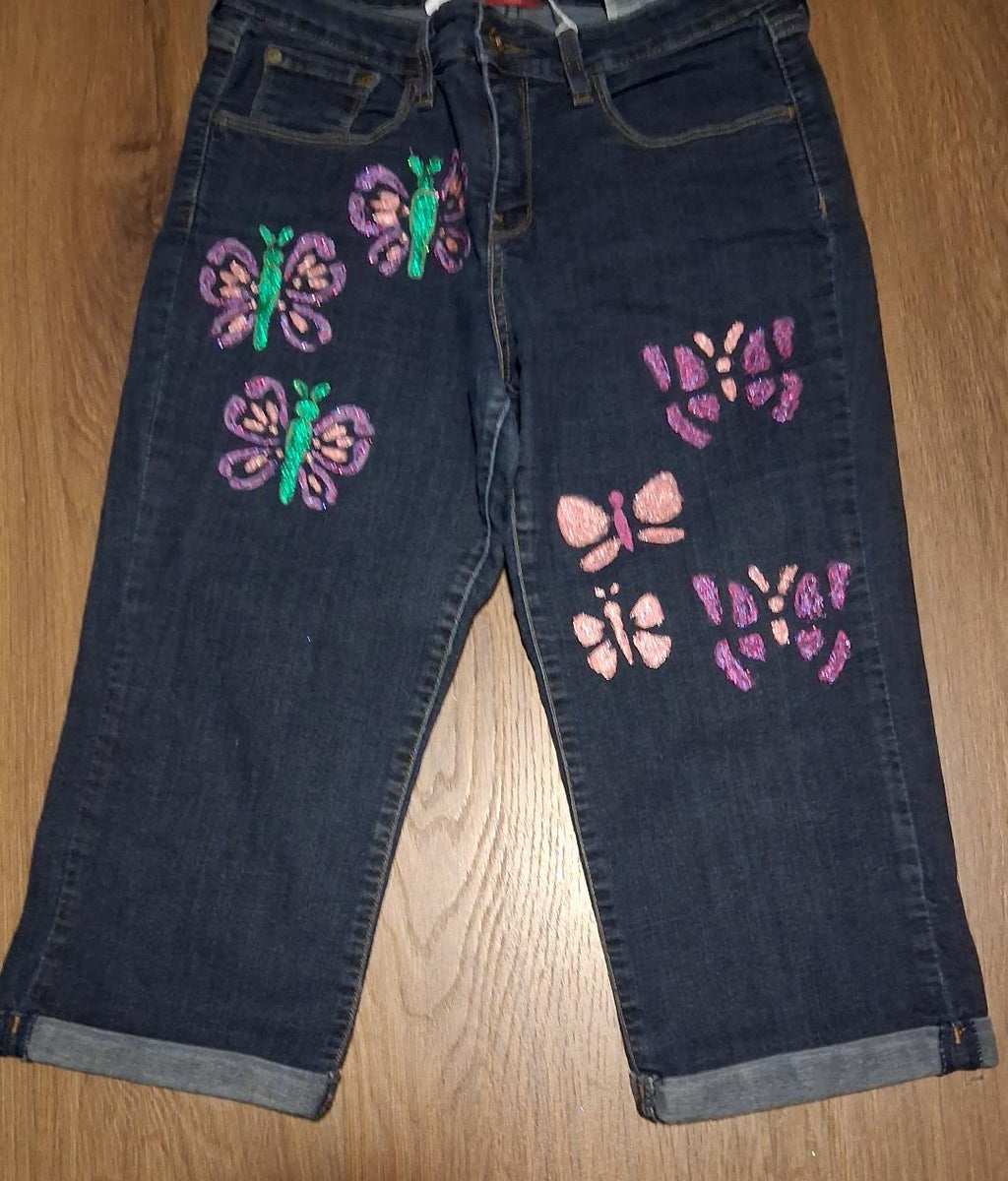 Ladies Butterfly Jeans