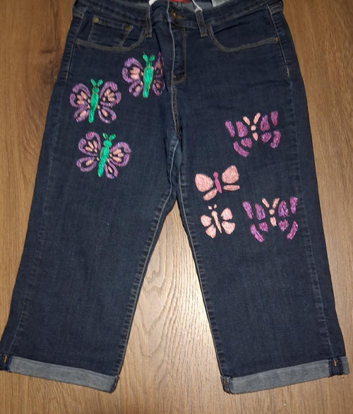 Ladies Butterfly Jeans