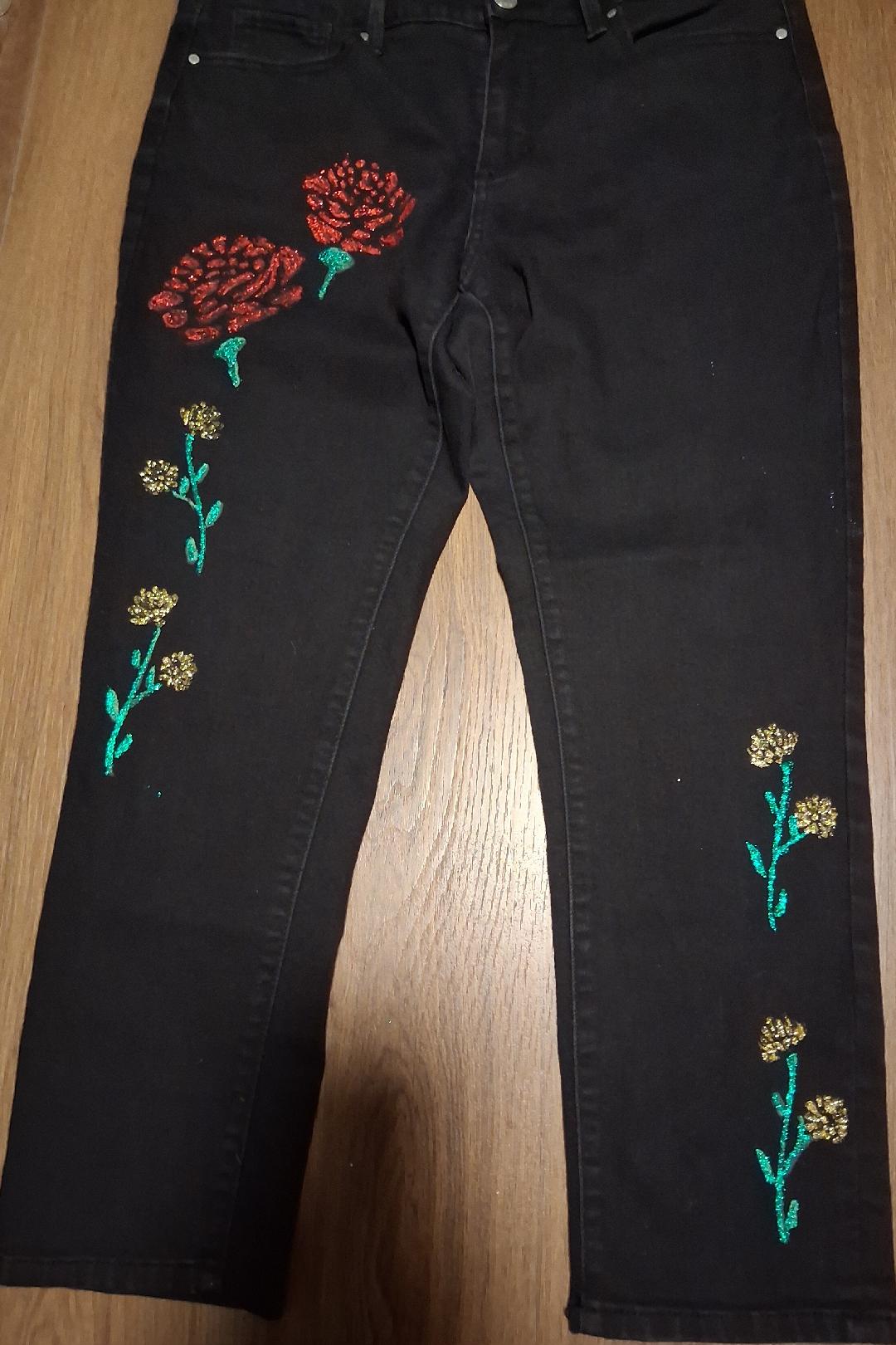 Ladies Painted Jean