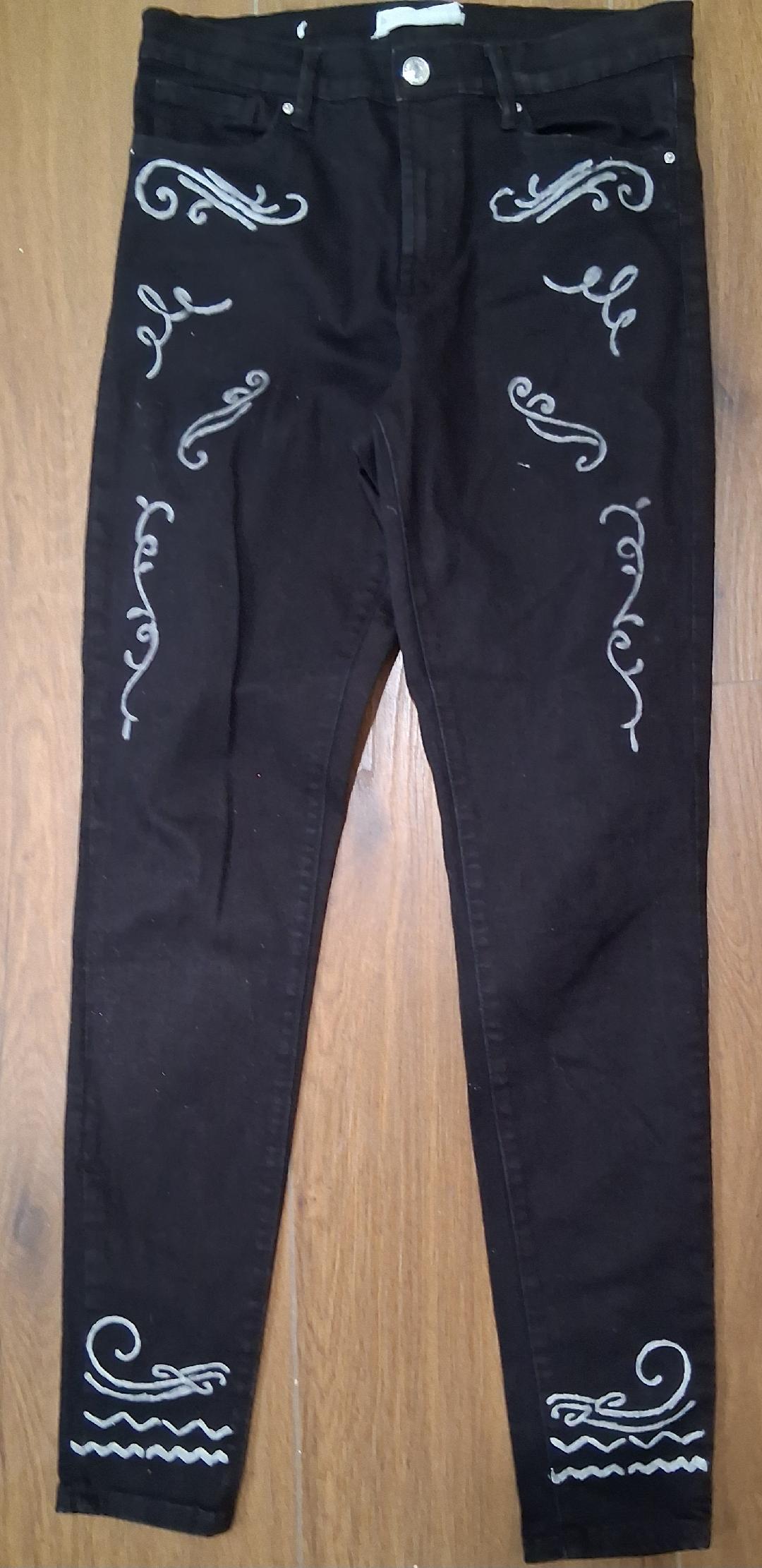 Ladies Painted Jeans