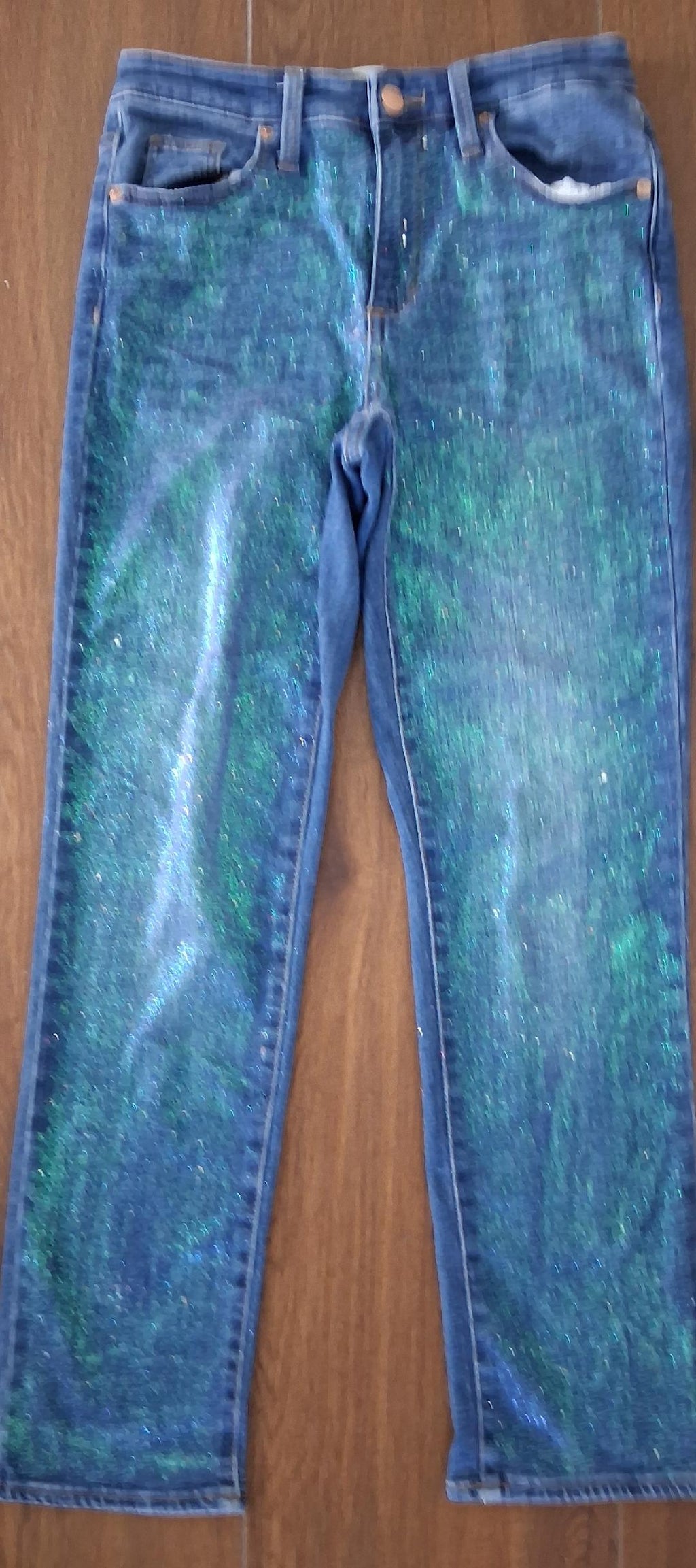 Ladies Shimmering Jeans