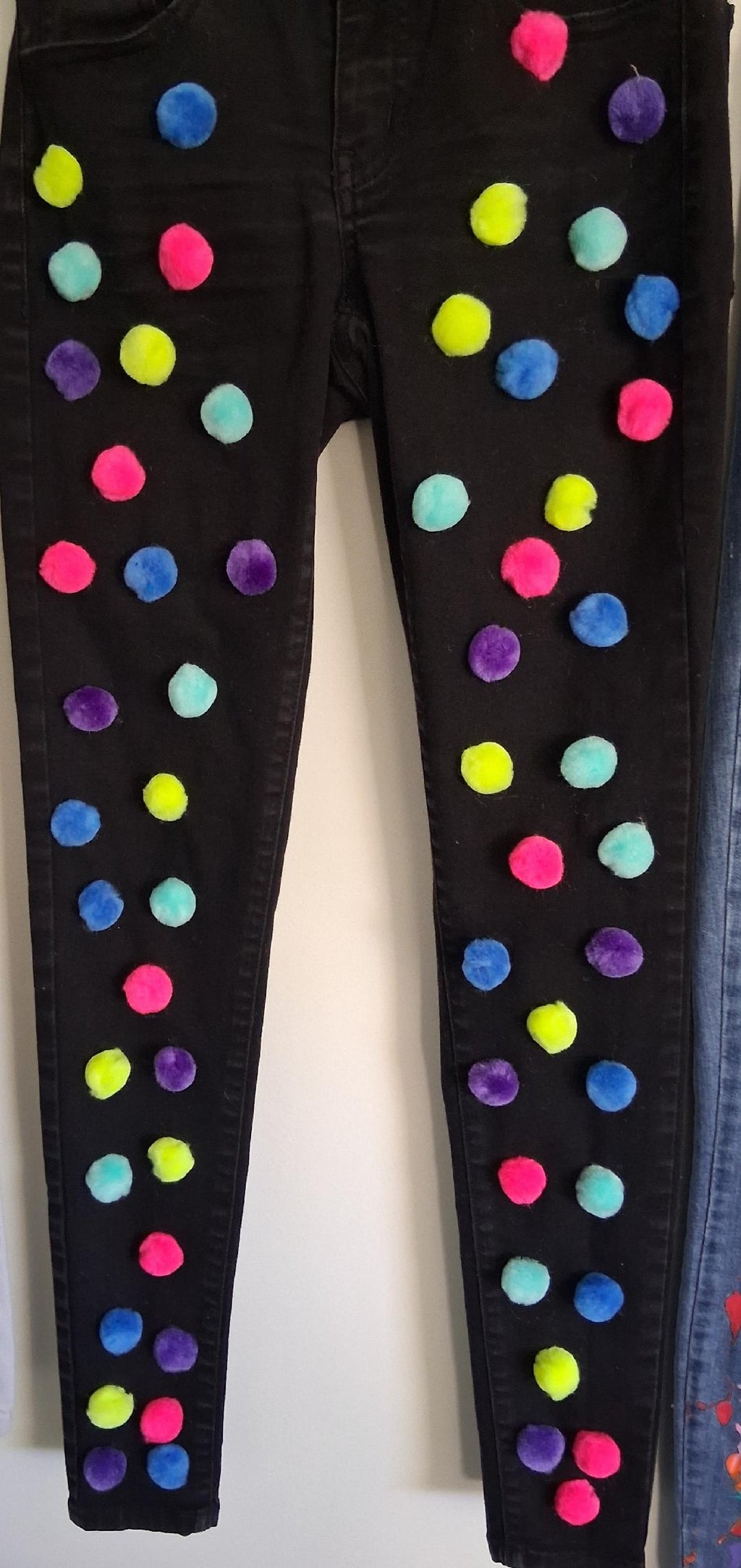 Ladies Pom-Pom Jeans