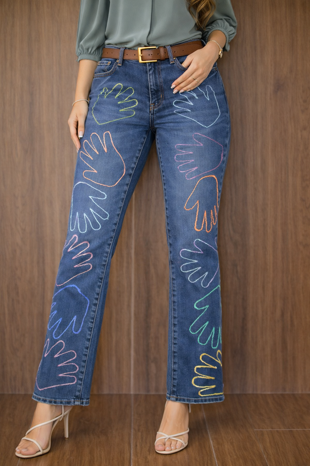 Ladies Hand Jeans