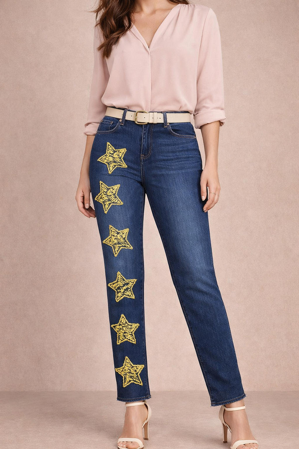 Ladies Star Jeans