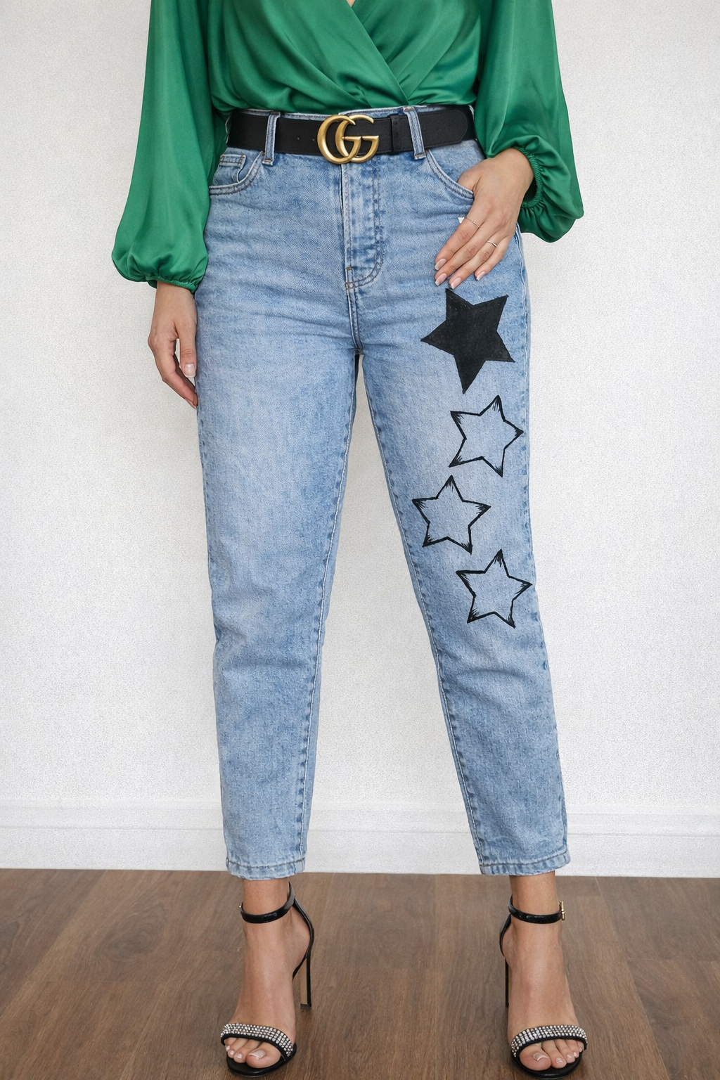 Ladies Star Jeans