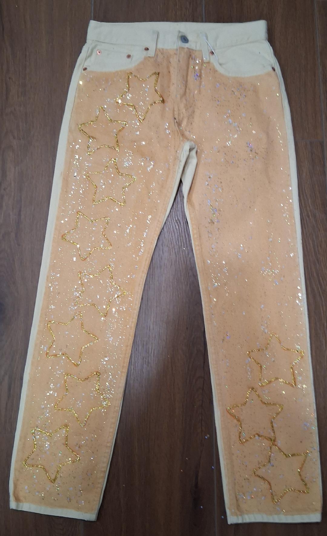 Ladies Shimmering Jeans