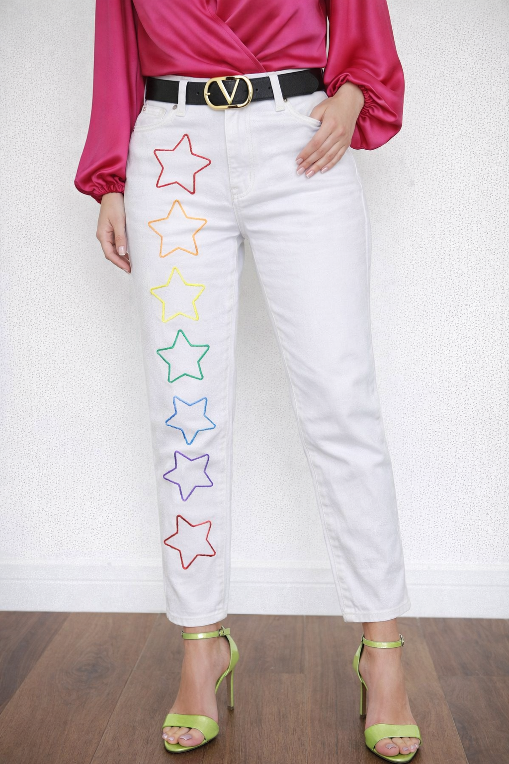 Ladies Star Jeans