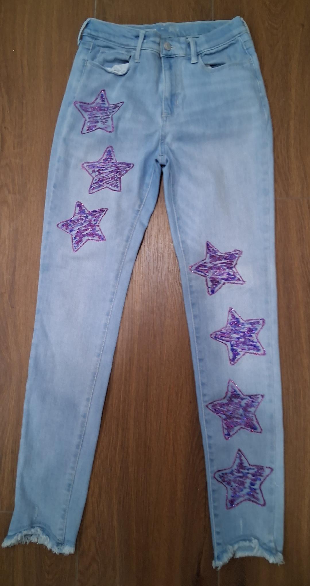 Ladies Star Jeans