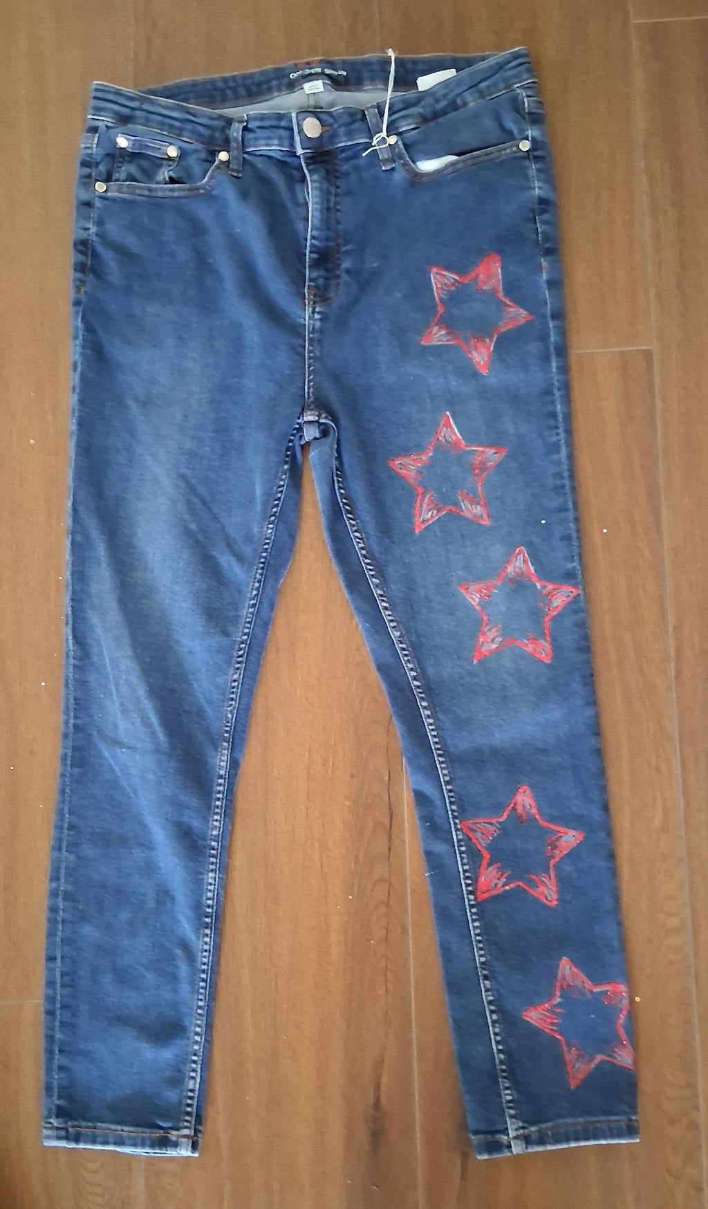 Ladies Star Jeans