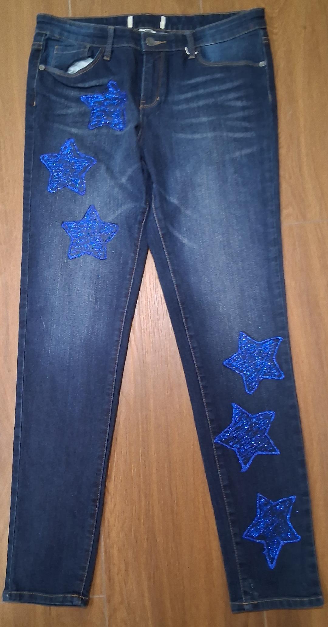 Ladies Star Jeans