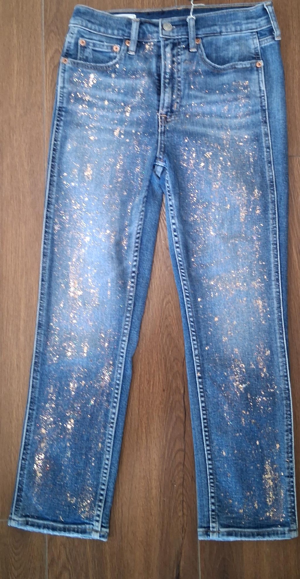Ladies Shimmering Jeans