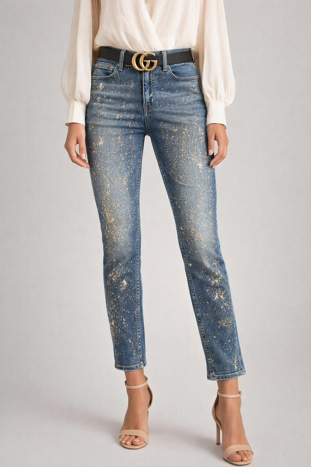 Ladies Shimmering Jeans