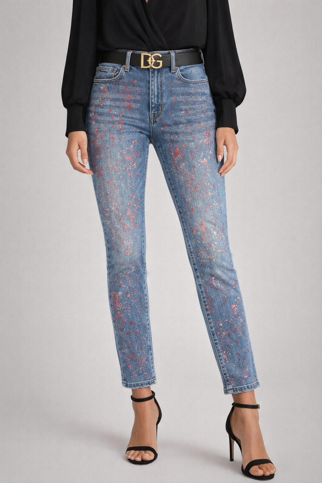 Ladies Shimmering Jeans