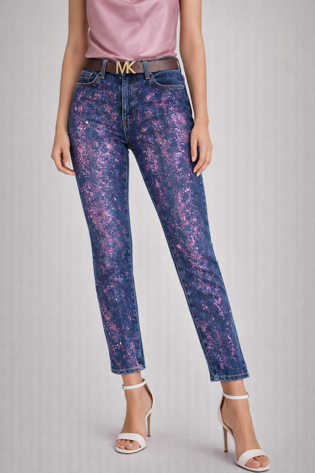 Ladies Shimmering Jeans