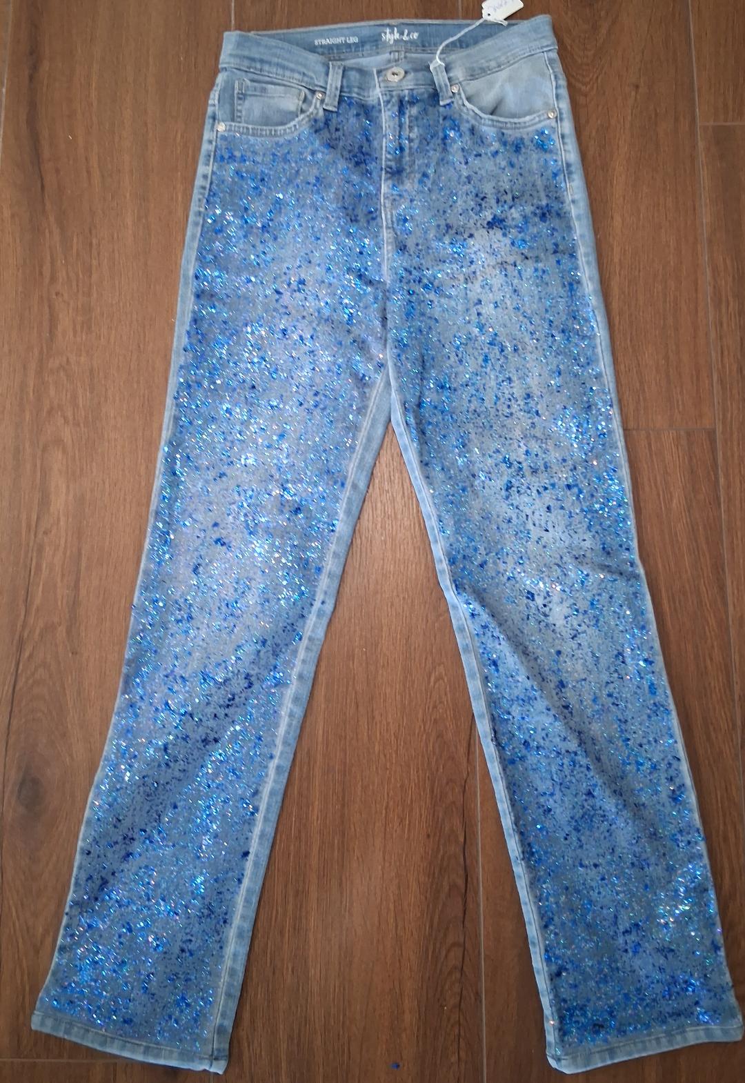Ladies Shimmering Jeans