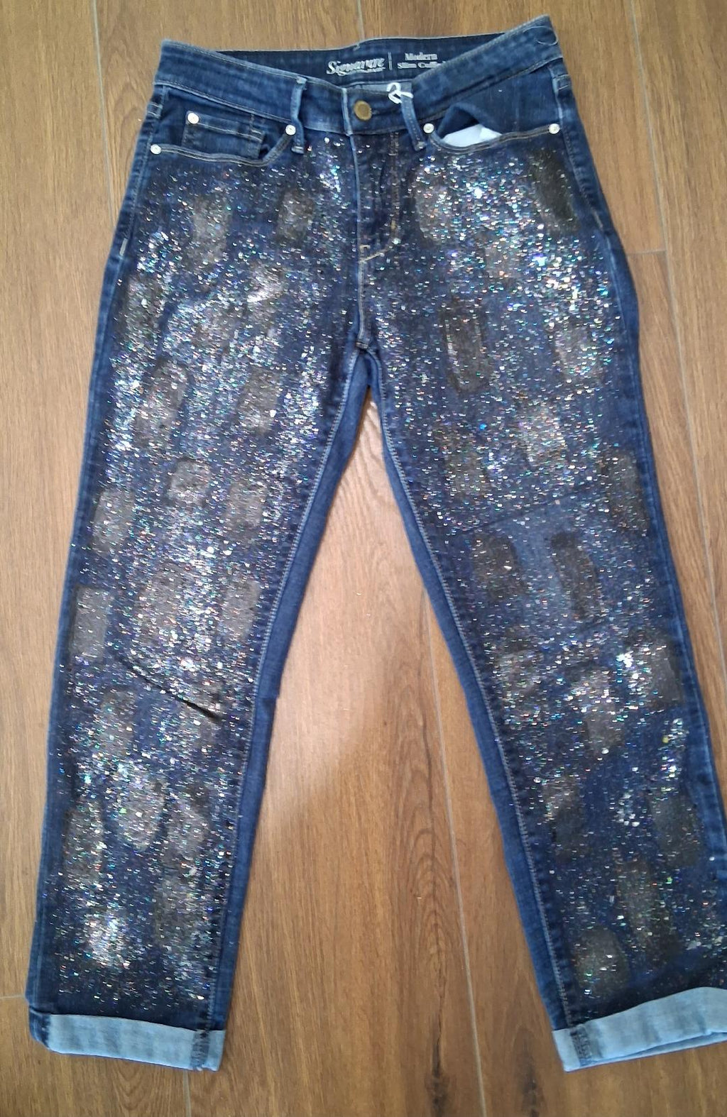 Ladies Shimmering Jeans