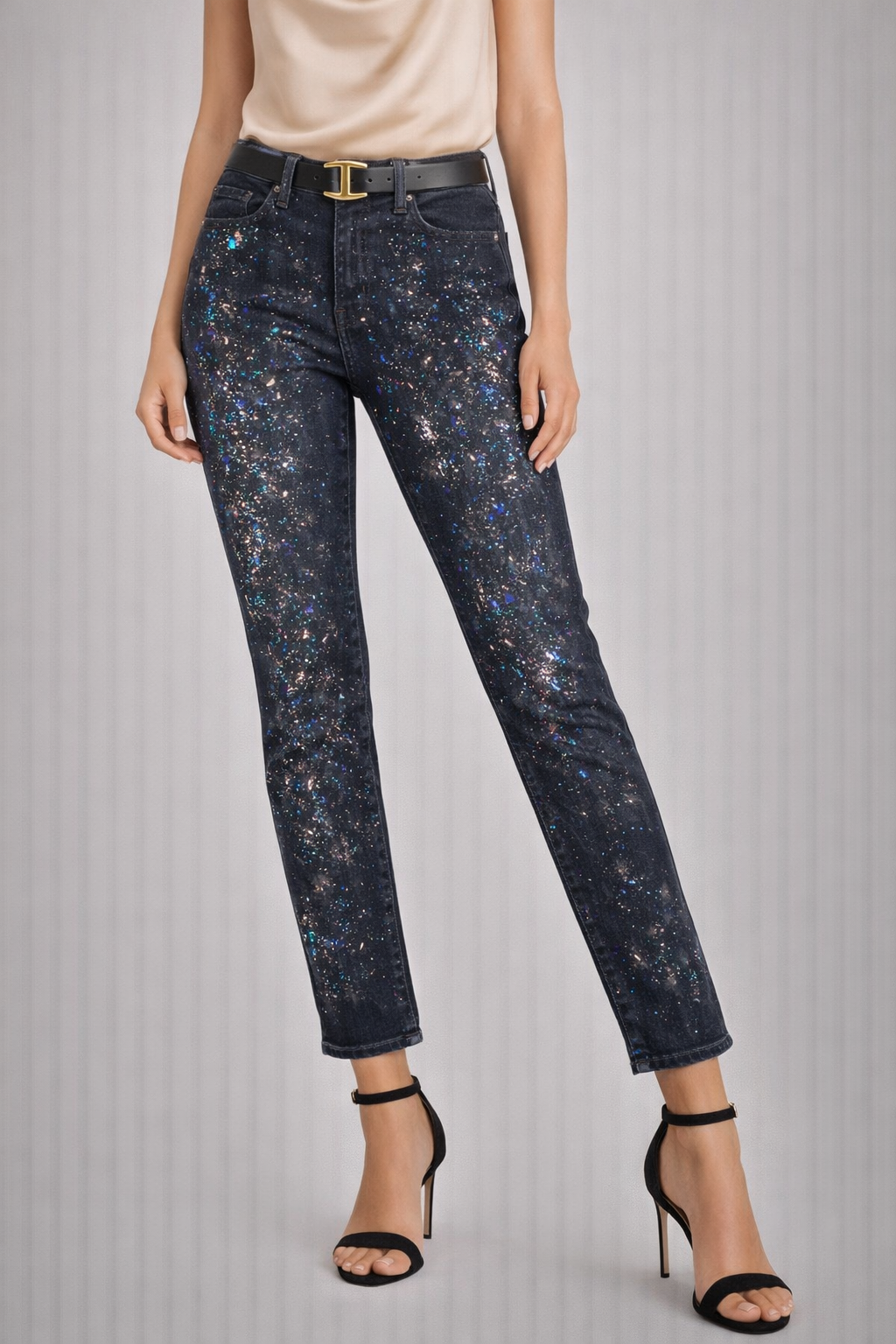 Ladies Shimmering Jeans