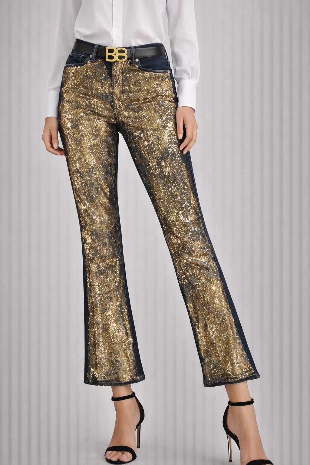 Ladies Shimmering Jeans