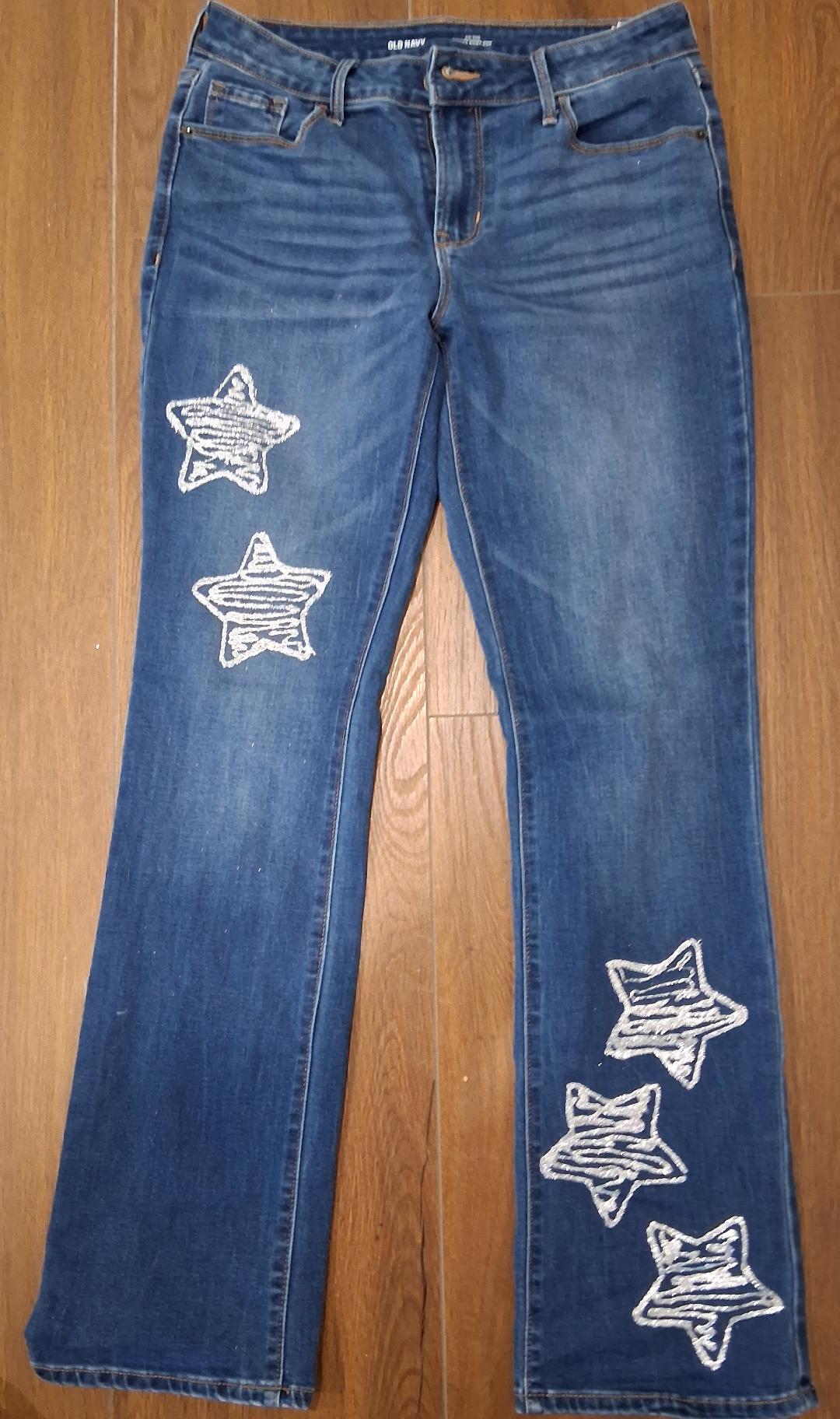 Ladies Star Jeans