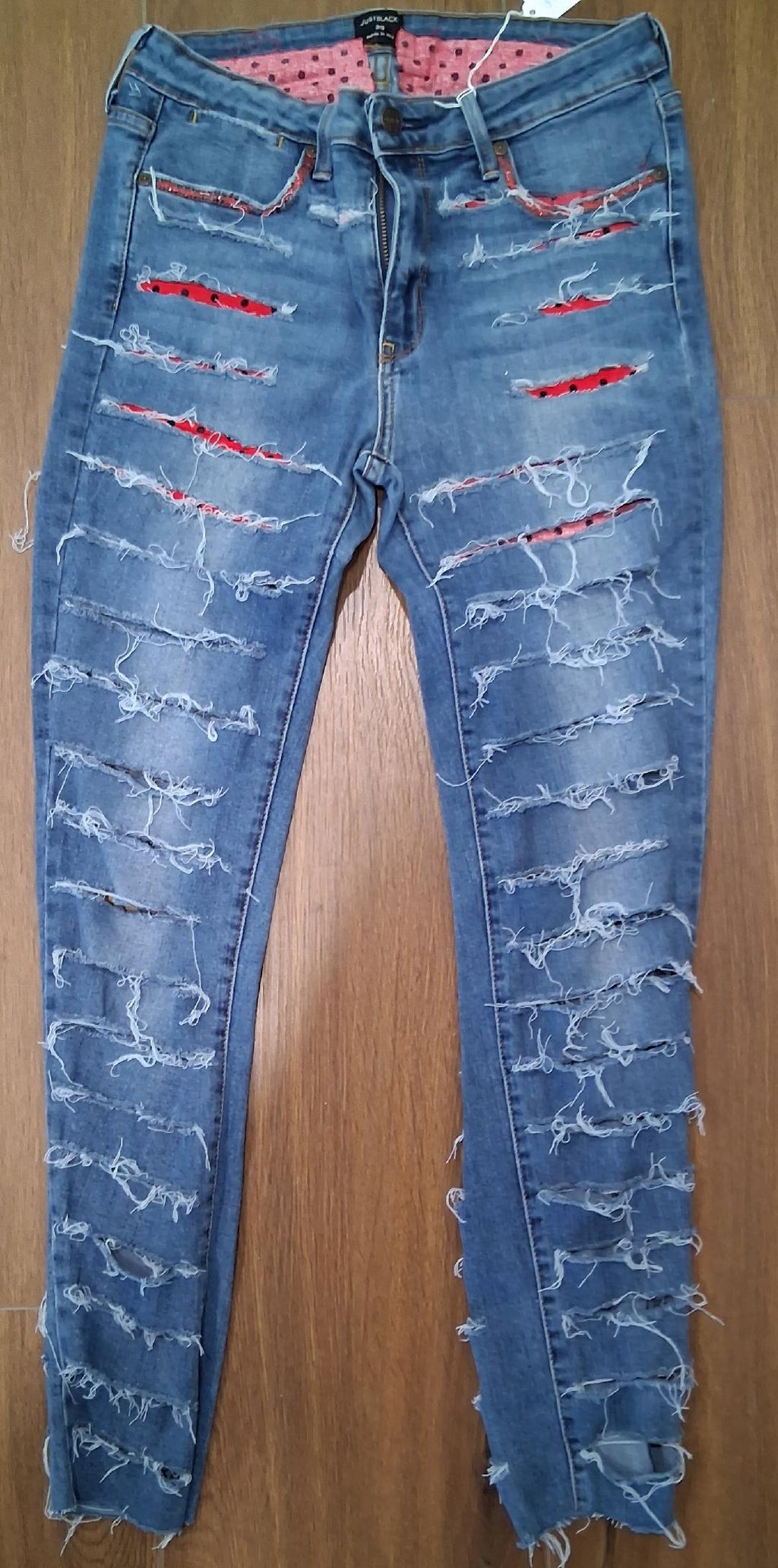 Ladies Ripped Jeans