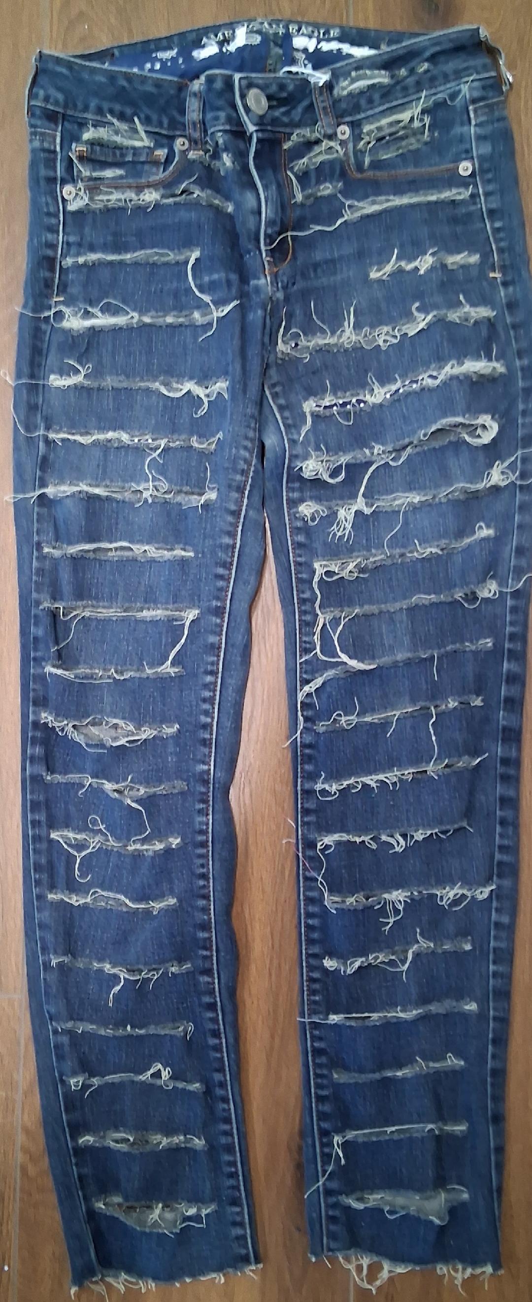 Ladies Ripped Jeans