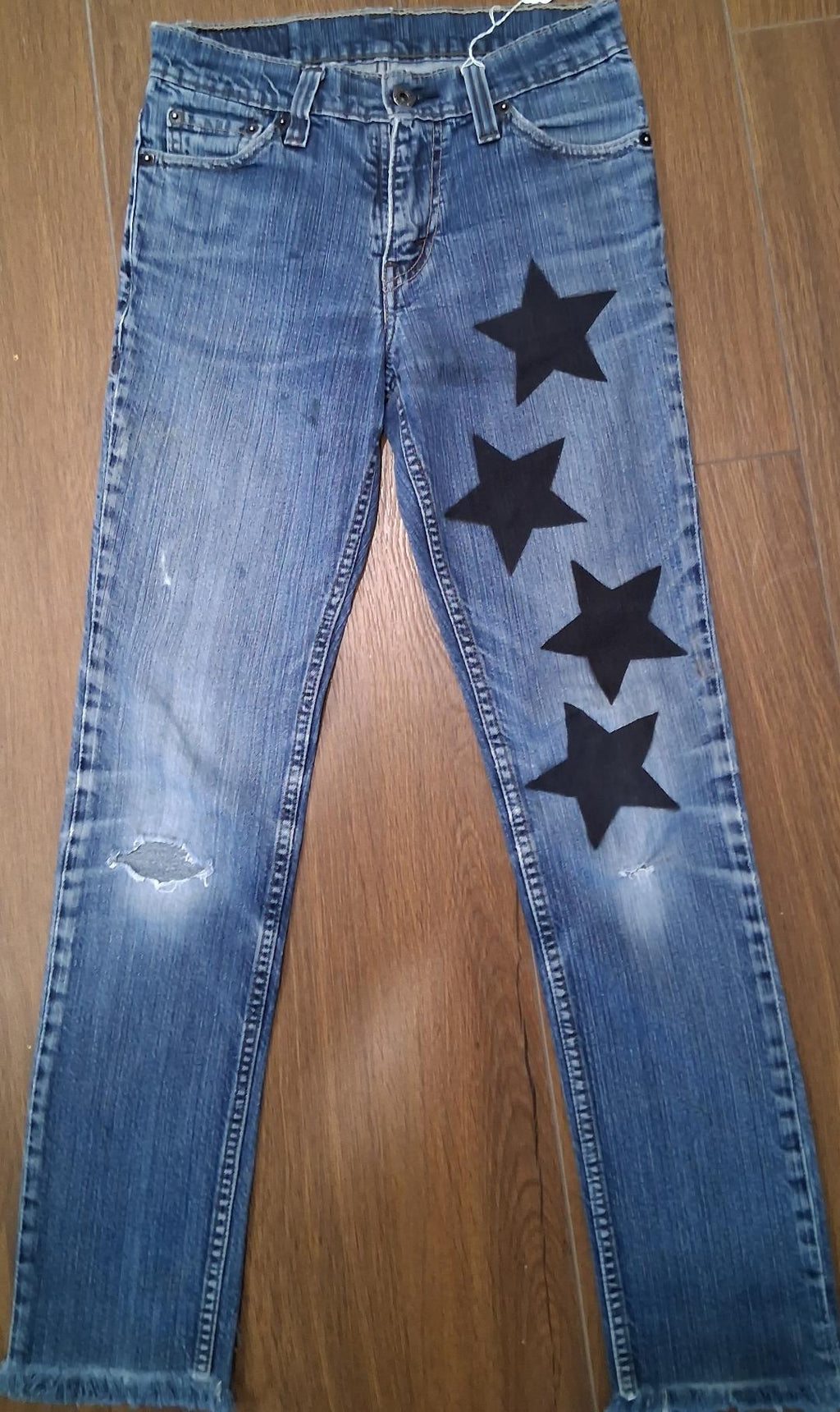 Ladies Star Jeans
